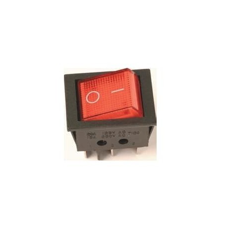 Doble Interruptor Luminoso 16A/250V.