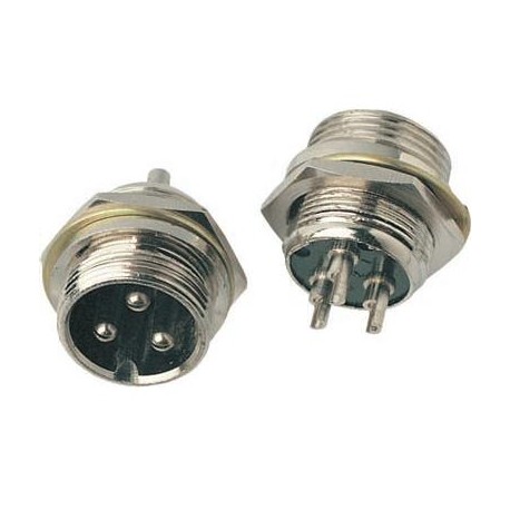 Conector Macho de Chasis 4 Contactos
