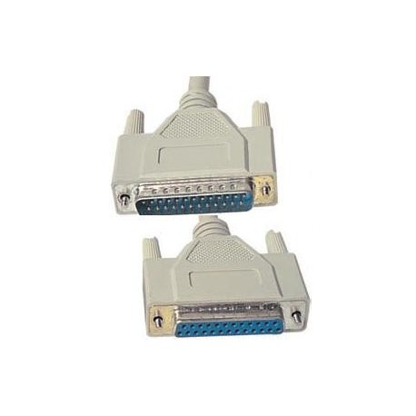 Conector 25 pines Macho-Hembra de 1.8 mts