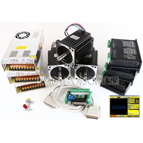 Kit 3 Motores + Drivers 90KG